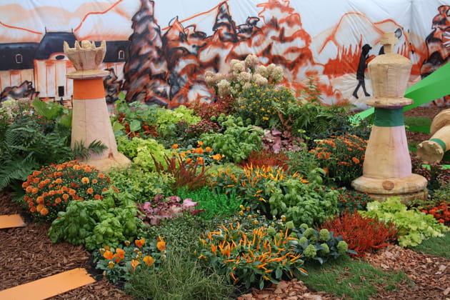 Un damier floral et aromatique