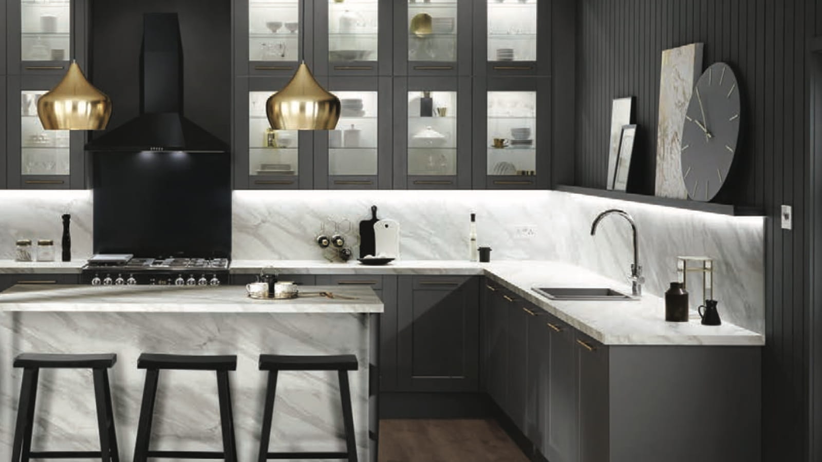 Cuisine Belfort graphite Howdens