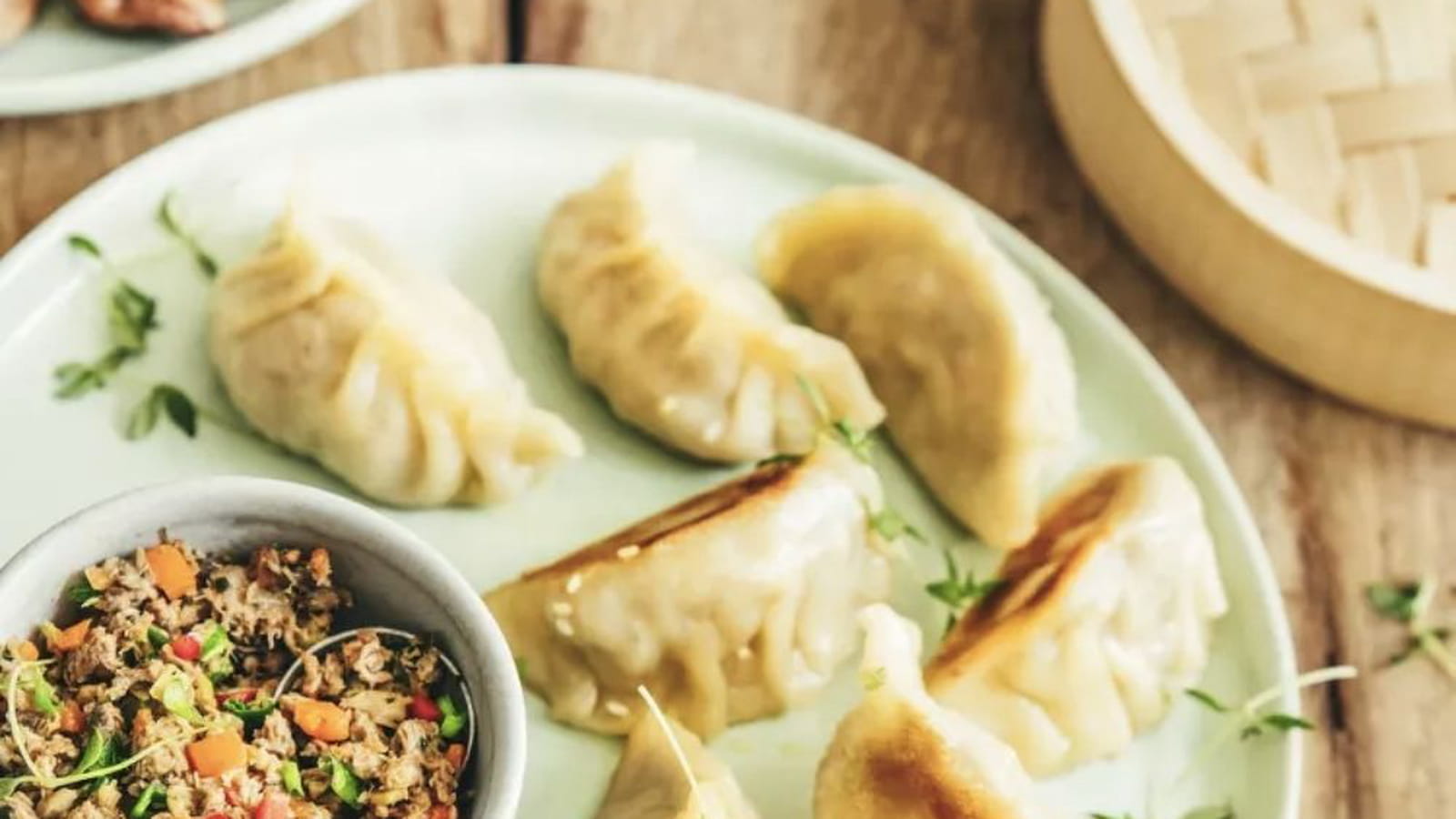 Gyozas de canard épicé
