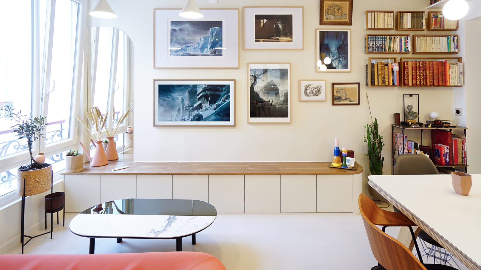 Banquette-rangements 