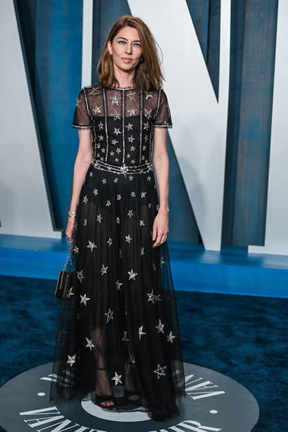 Sofia Coppola en robe &agrave; &eacute;toiles Chanel