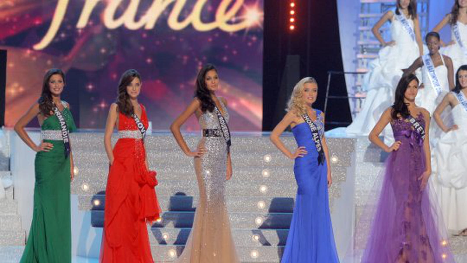 Les 5 miss finalistes