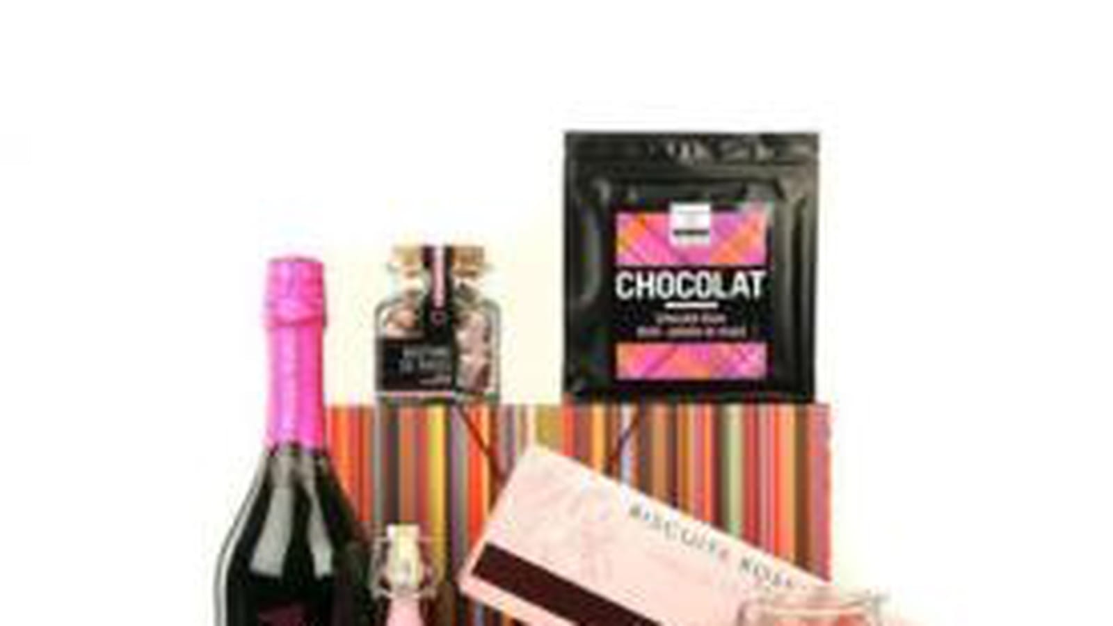 Coffret gourmand autour de la rose