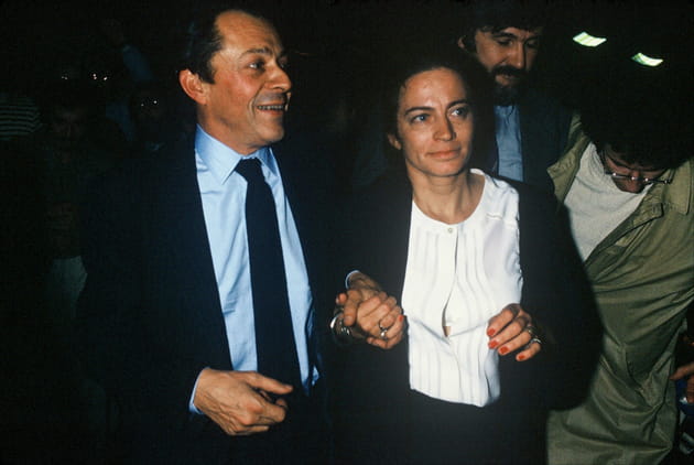 Avec sa seconde épouse, Michèle Legendre