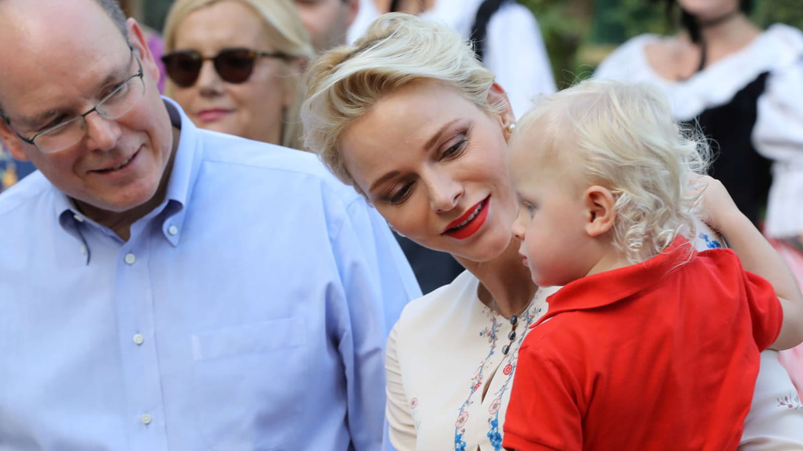 Charlène de Monaco, le Prince Albert II et Jacques Grimaldi 