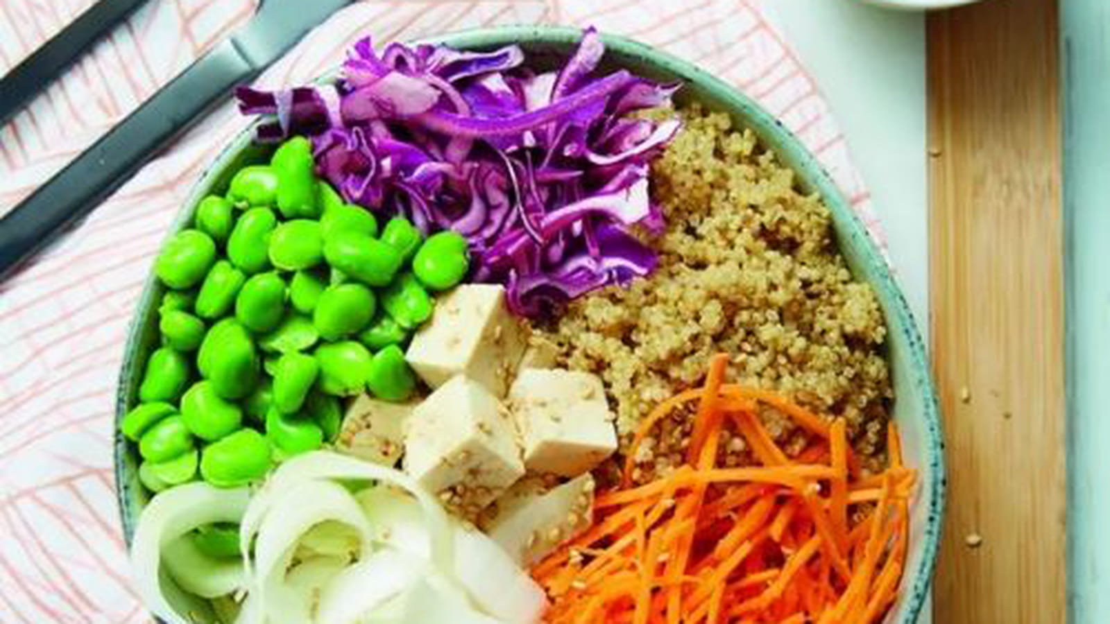Buddha Bowl aux endives, Sauce Épicée
