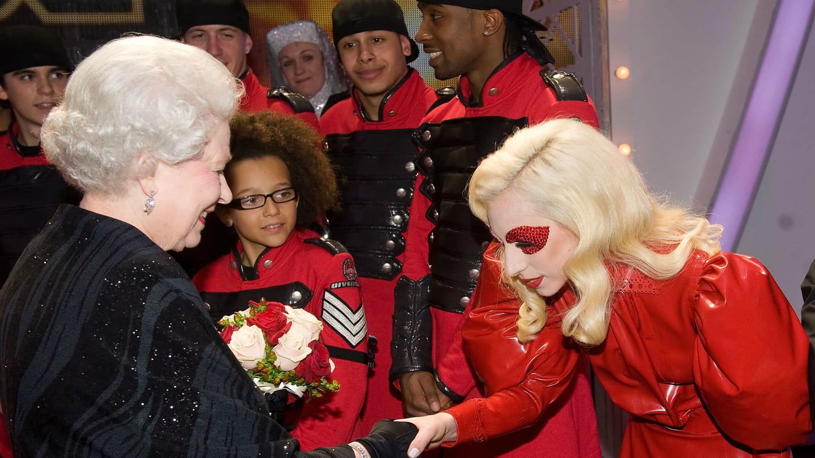 Avec Elizabeth II