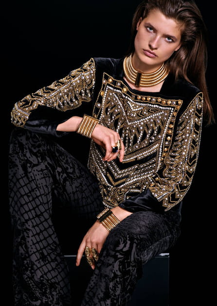 H&M X Balmain, entre strass et fils d'or