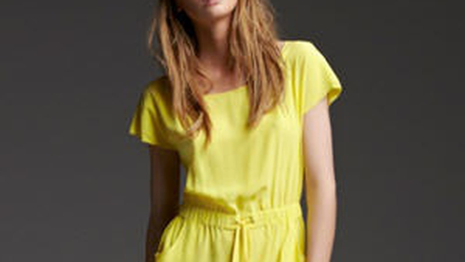 Robe jaune de Les Petites... 