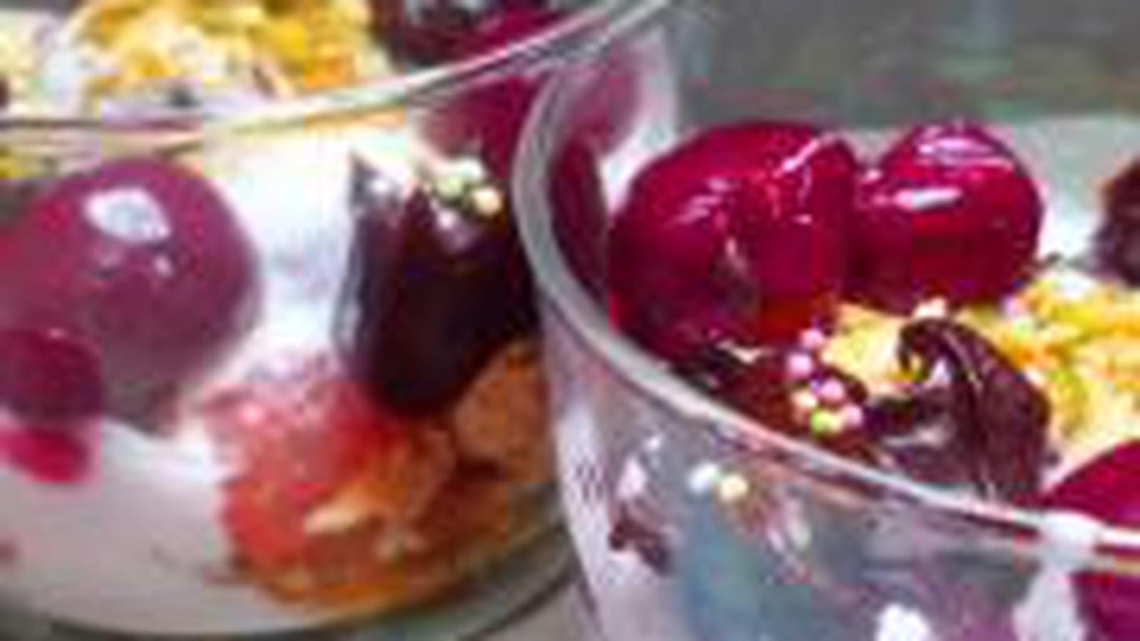 Verrines aux griottes