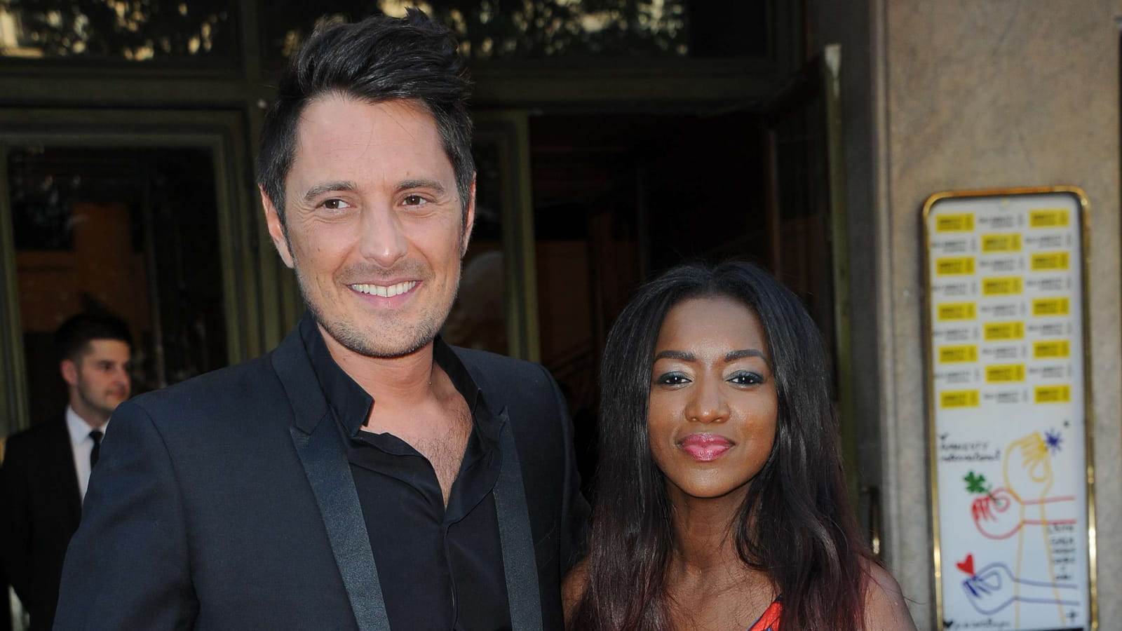 Vincent Cerutti et Hapsatou Sy 