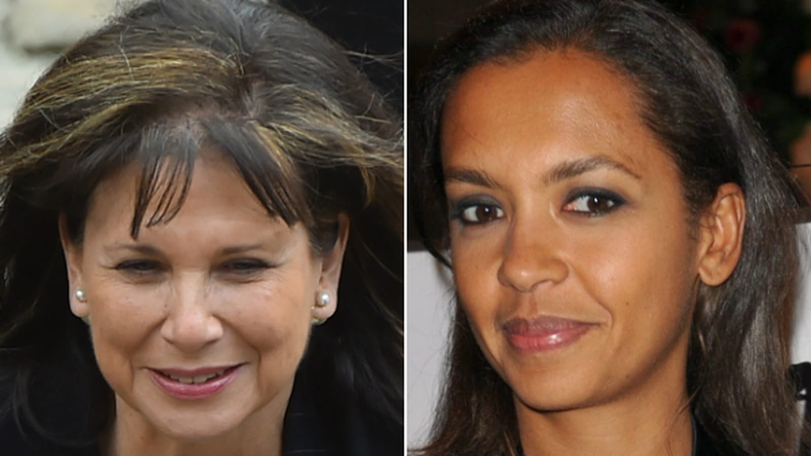Anne Sinclair et Karine Le Marchand