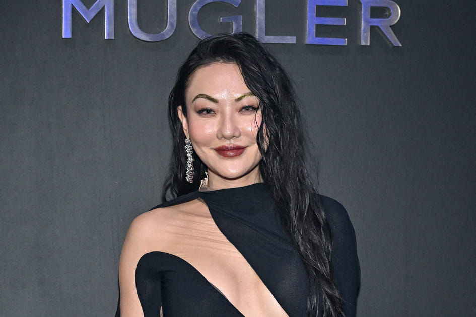 Jessica Wang, chic avec son wet-hair look