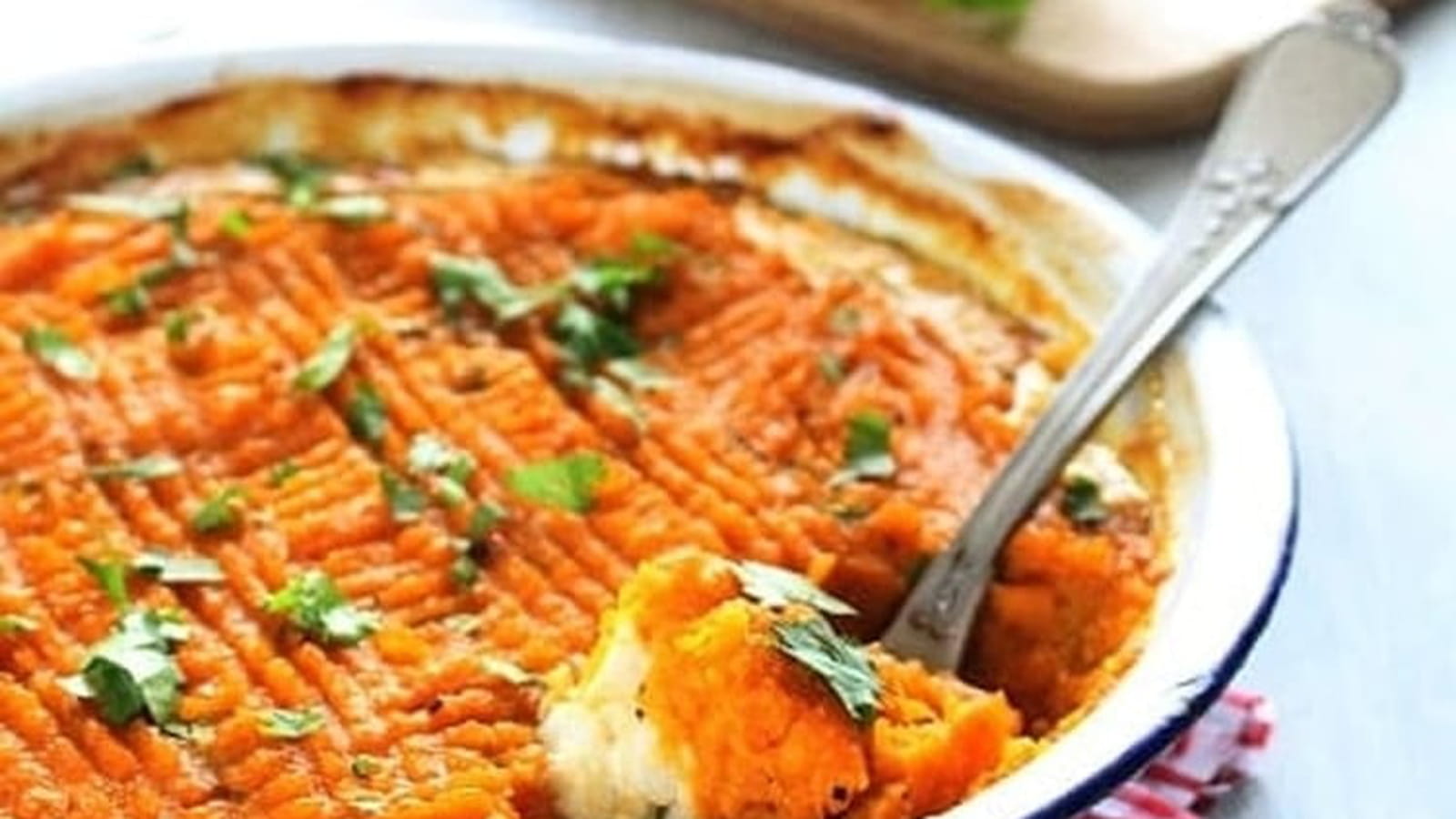 Parmentier de cabillaud et patates douces