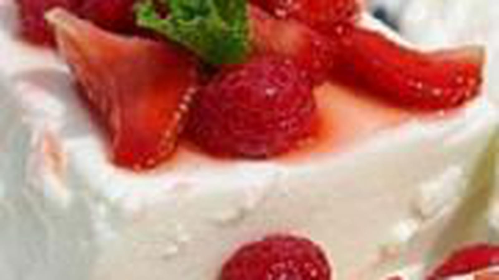 Terrine fromage blanc et fraises