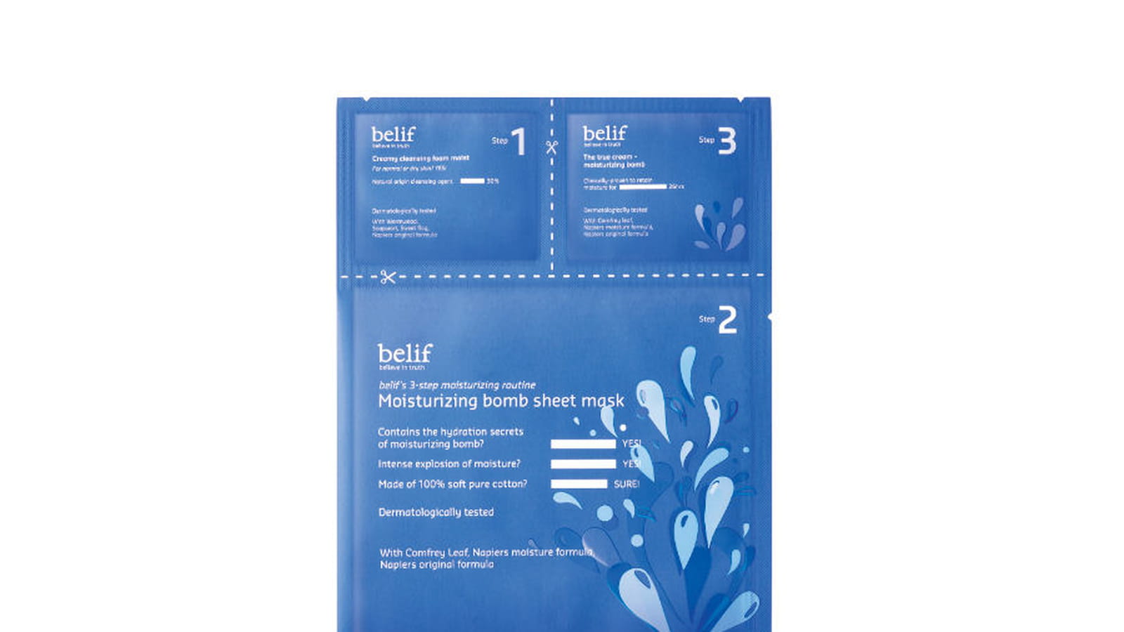 Masque bombe hydratant Belif