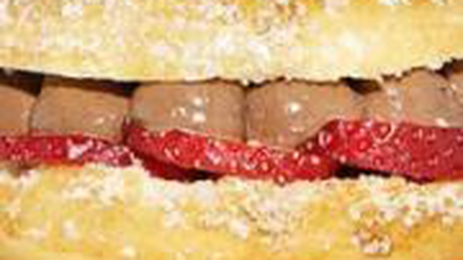 Hamburger chocolat fraise