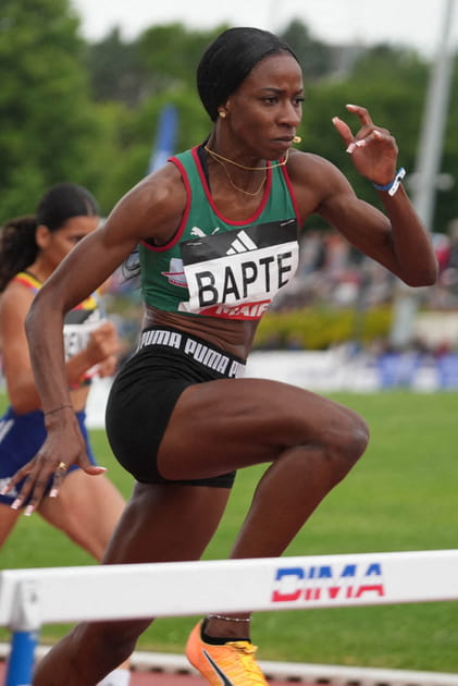 L'athl&egrave;te La&euml;ticia Bapt&eacute;