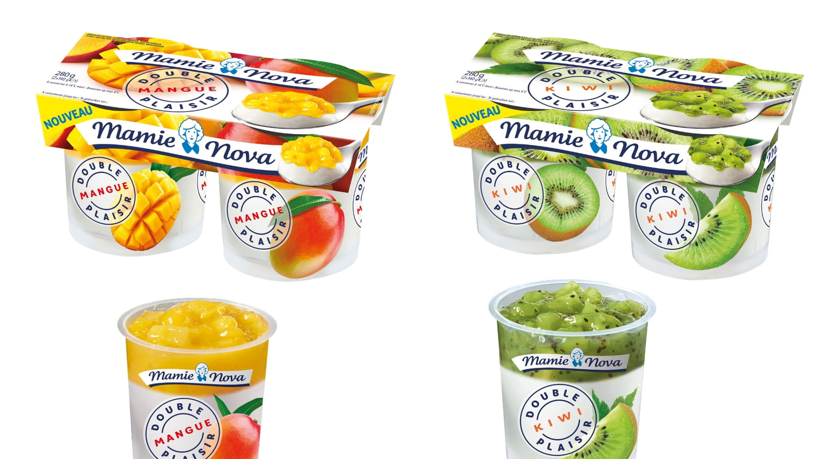 Les nouveaux desserts aux fruits Mamie Nova®
