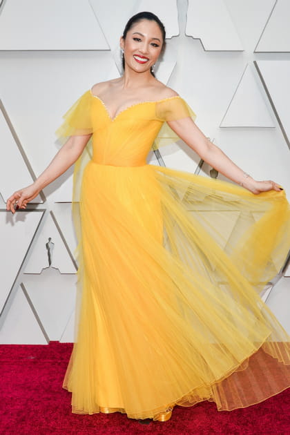 Constance Wu en Atelier Versace