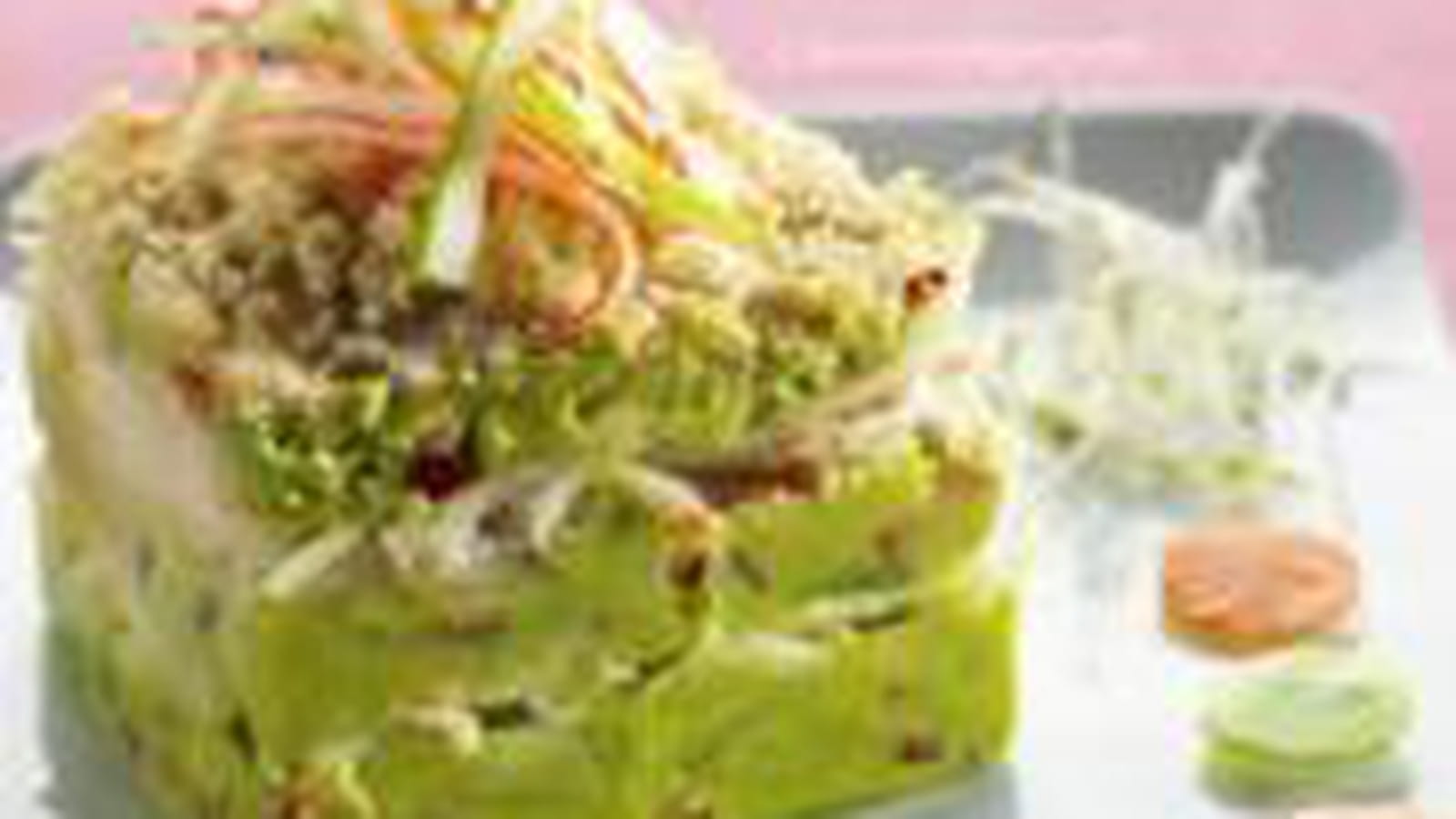 Surimi sur son croustillant biscuit