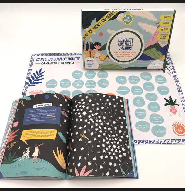 Enqu&ecirc;te aux mille chemins olympia En Cavale