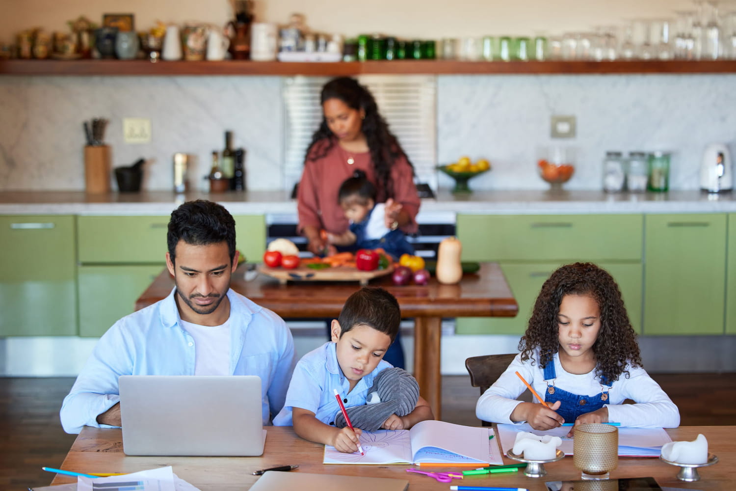 The sentence to say to dads so that they finally take part in the family calendar