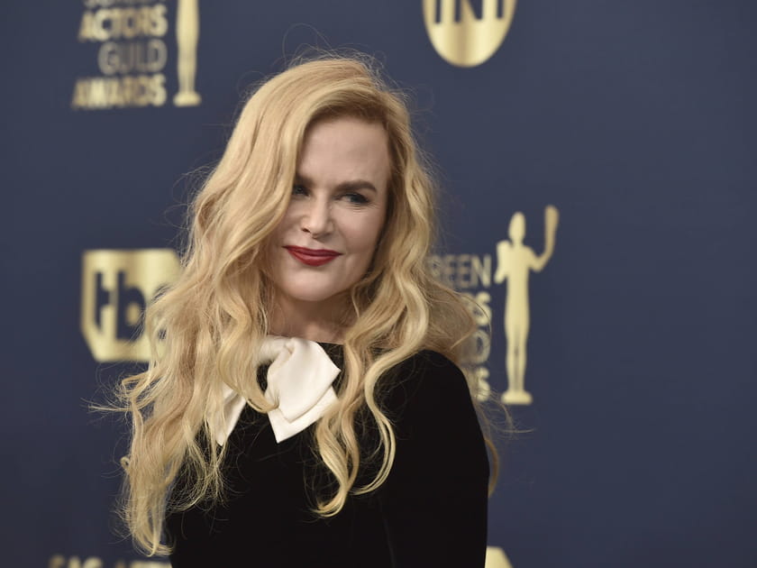 La bouche carmin de Nicole Kidman