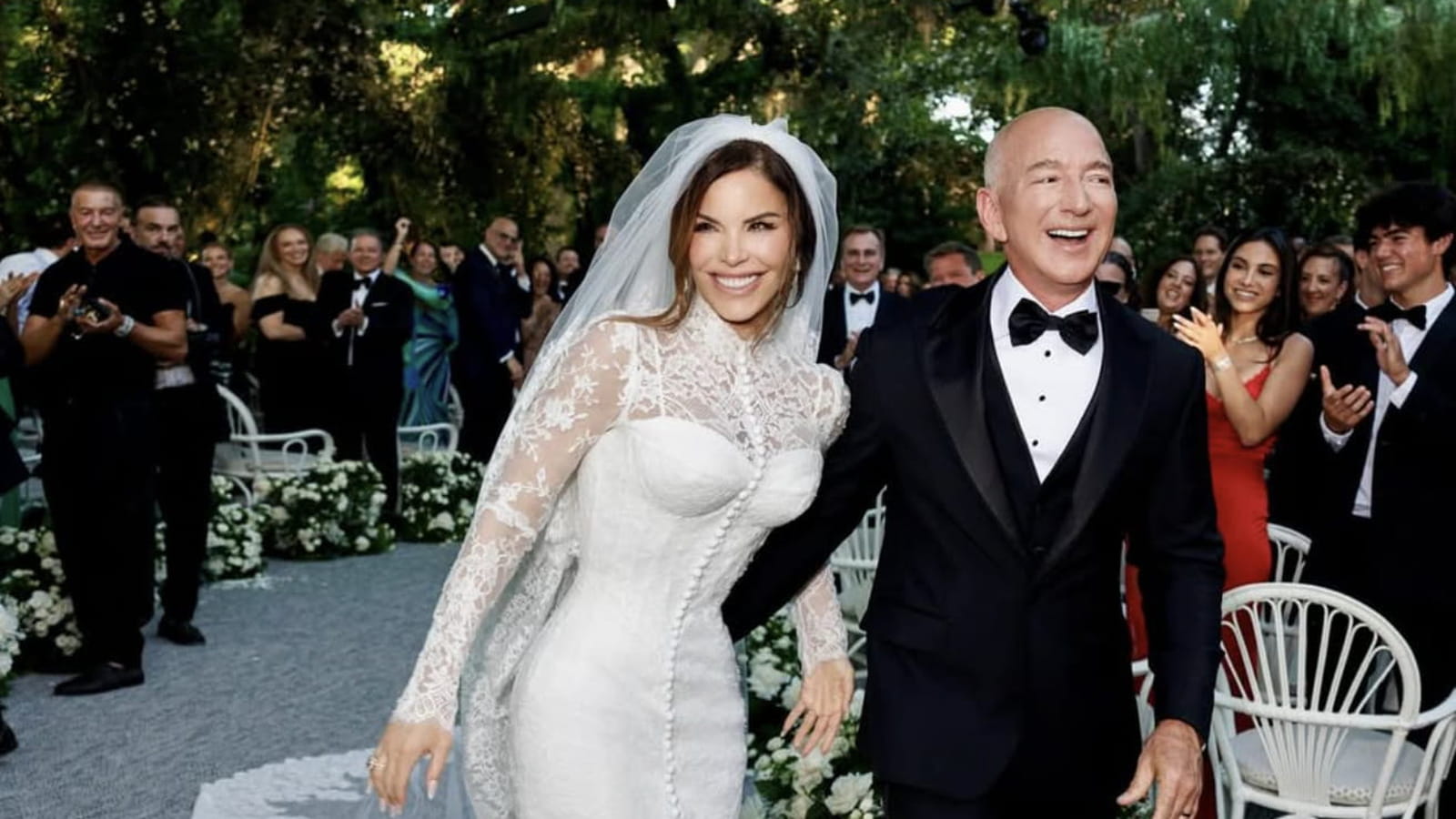 Lauren Sánchez et Jeff Bezos