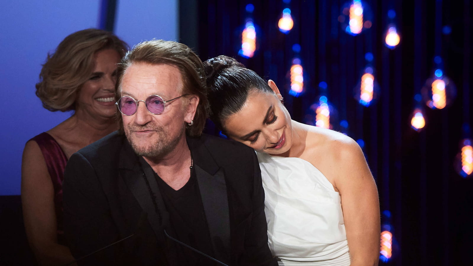 Bono et Penélope Cruz