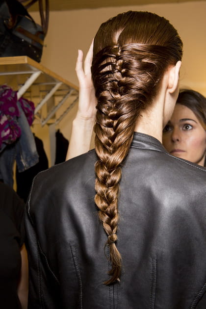 Tresse africaine effet mouill&eacute;e