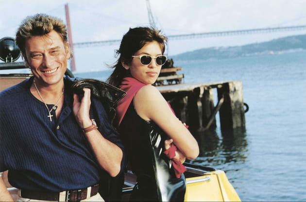 Avec Johnny Hallyday