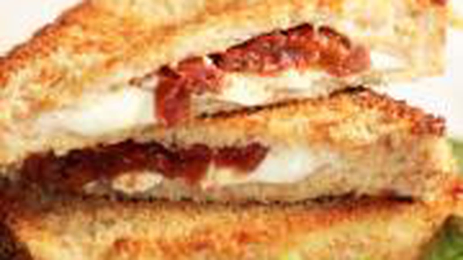 Croque-monsieur pané tomate mozzarella