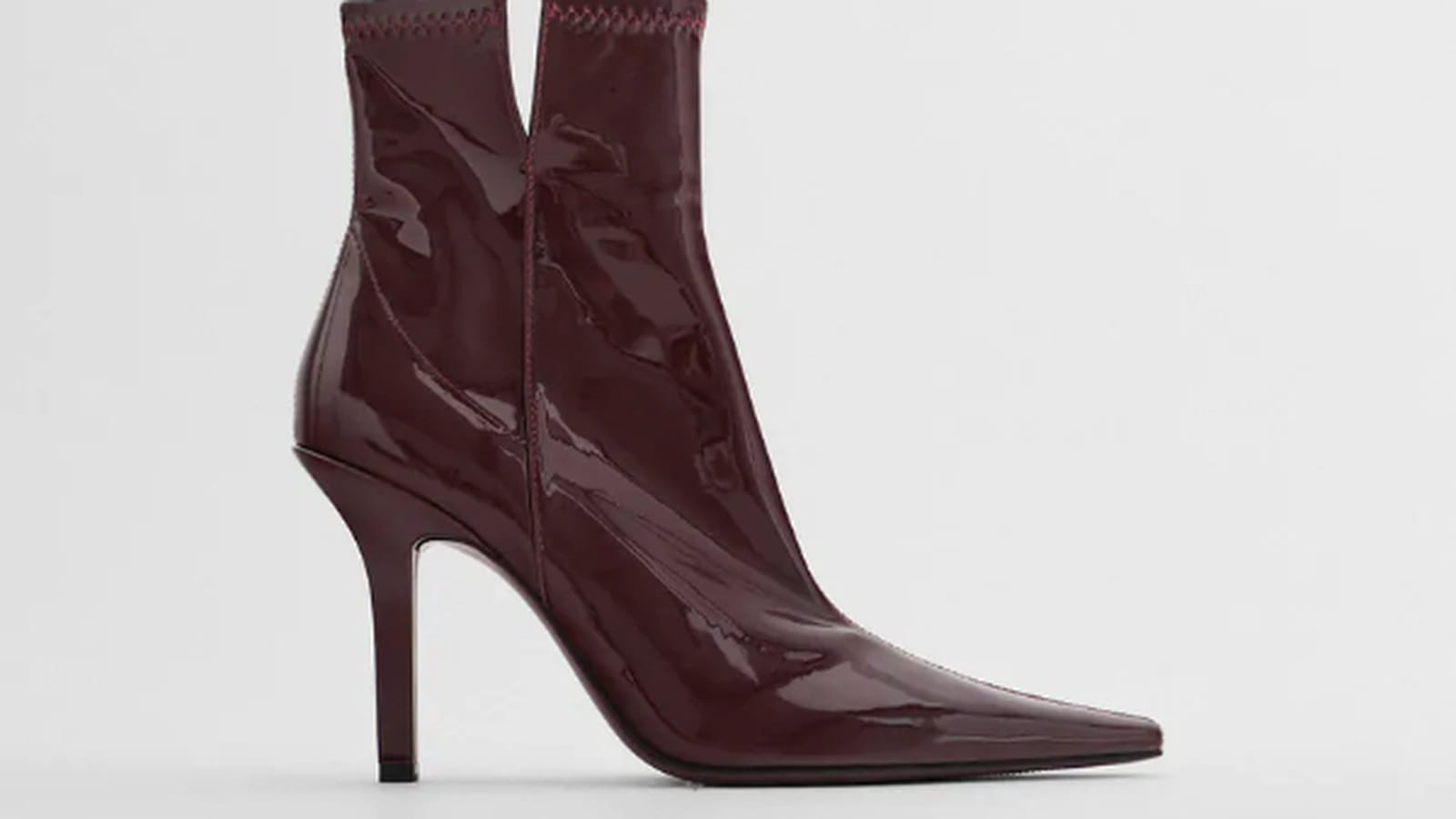 Bottines à talons vernies