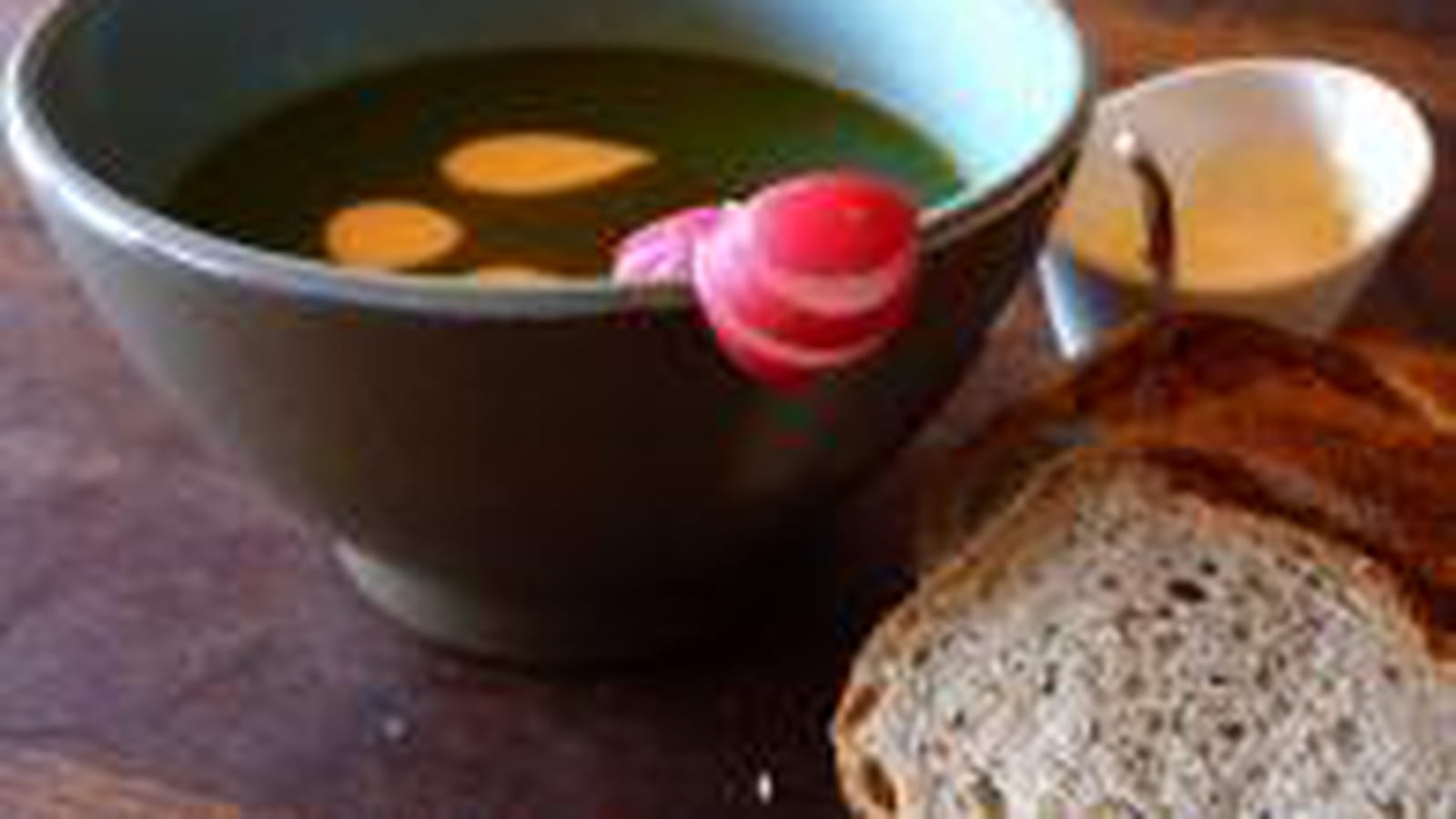 Soupe radis curry