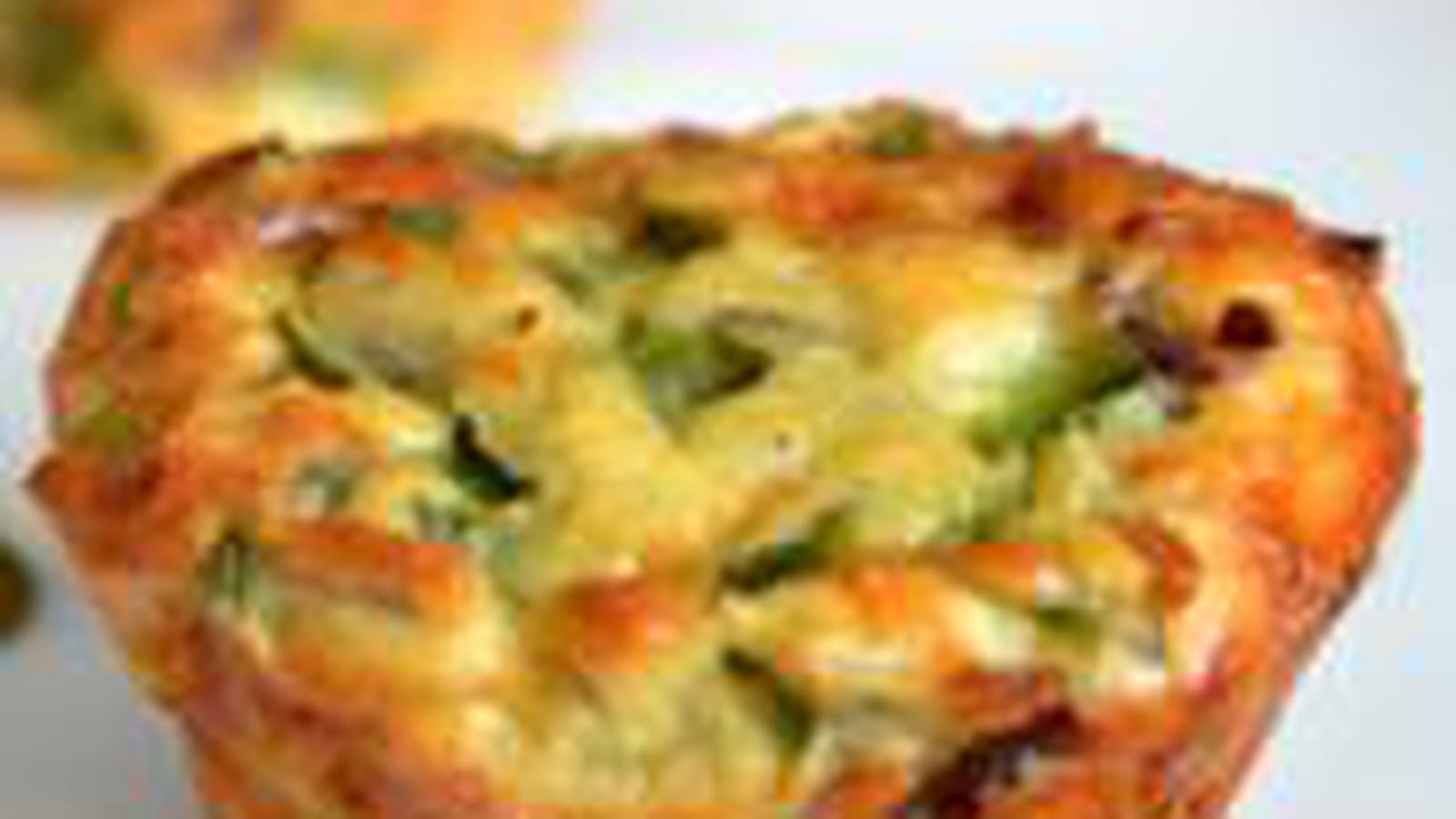 Muffins aux oeufs et poivrons verts