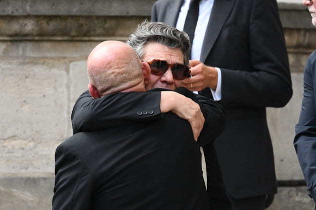 Marc Lavoine, bouleversé aux obsèques de Thierry Ardisson
