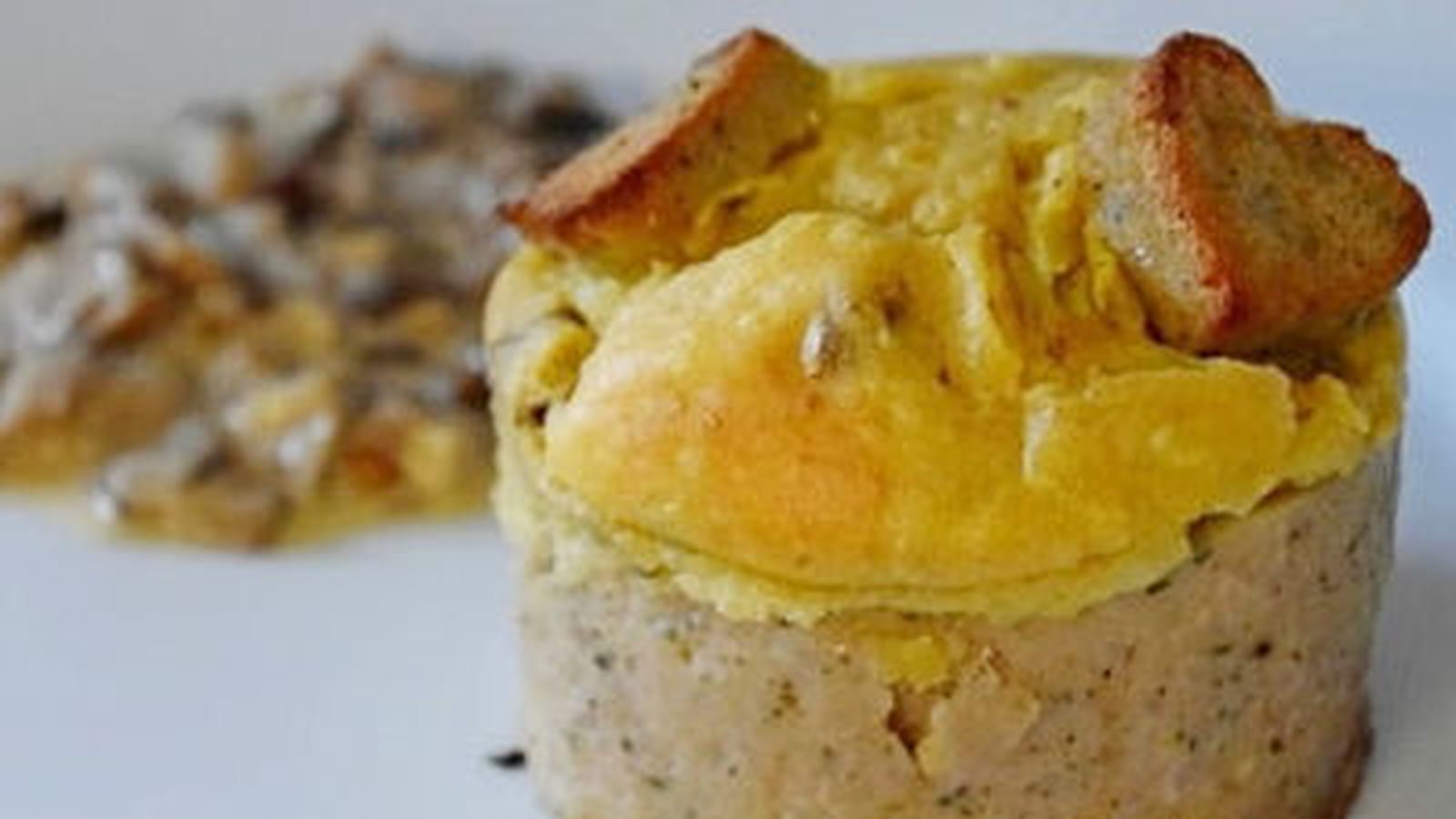 Couronne ardennaise avec boudin de Rethel et fromage de Chaource