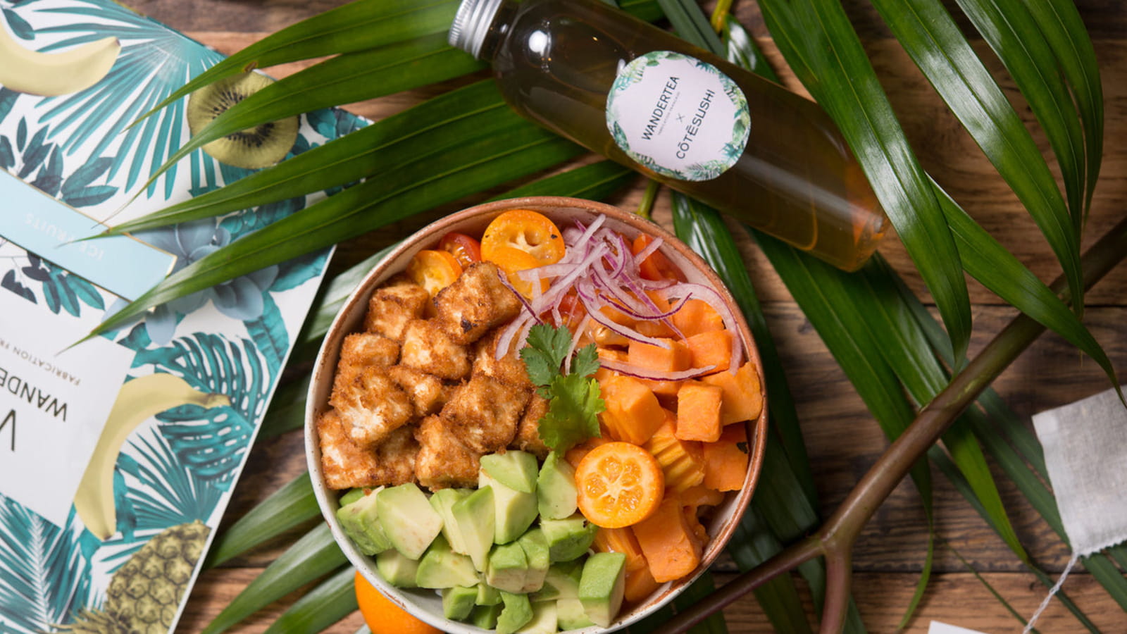 Le délicieux poke bowl de Côté Sushi X Wandertea