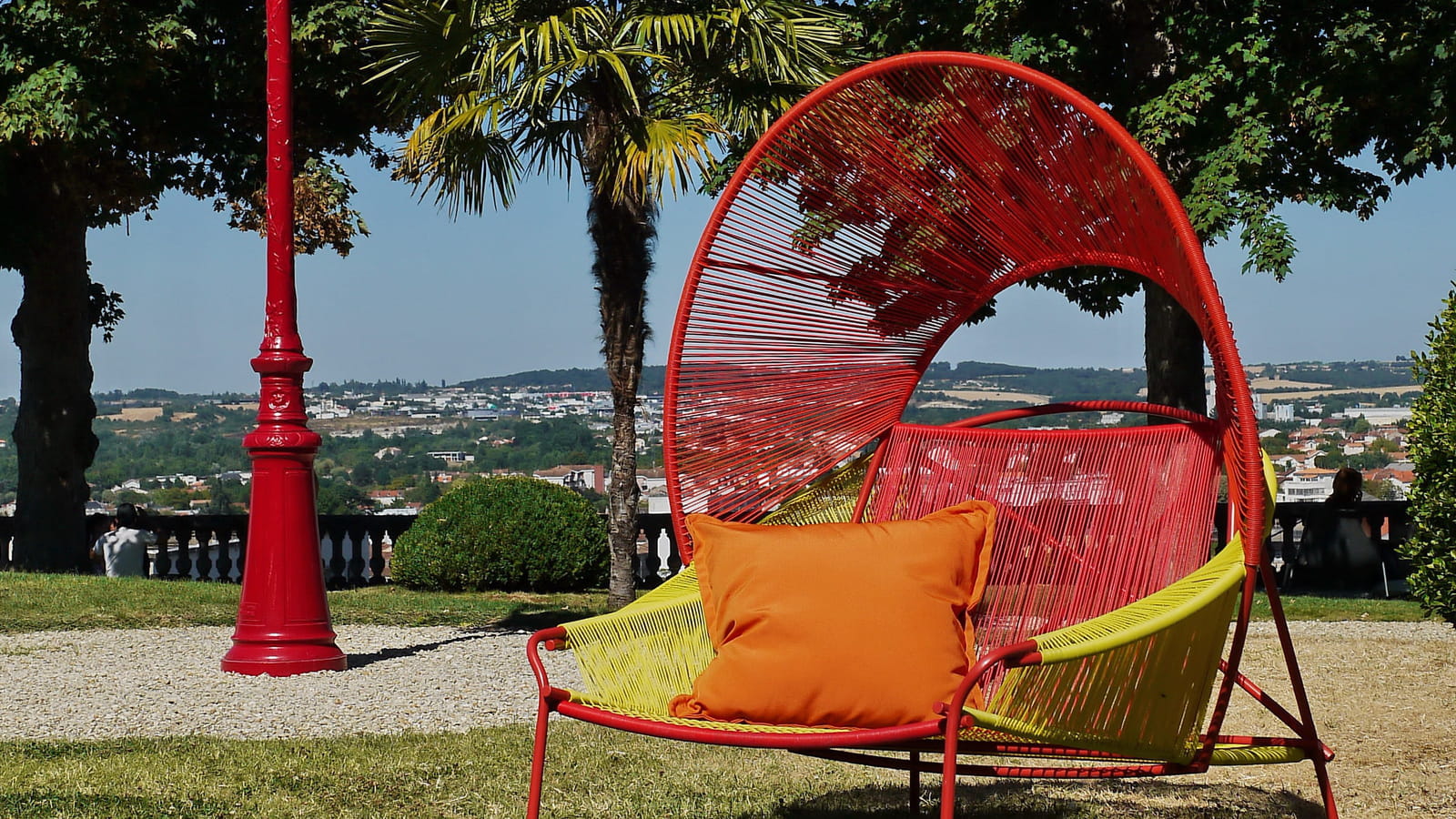 Fauteuil tressé outdoor Roche Bobois