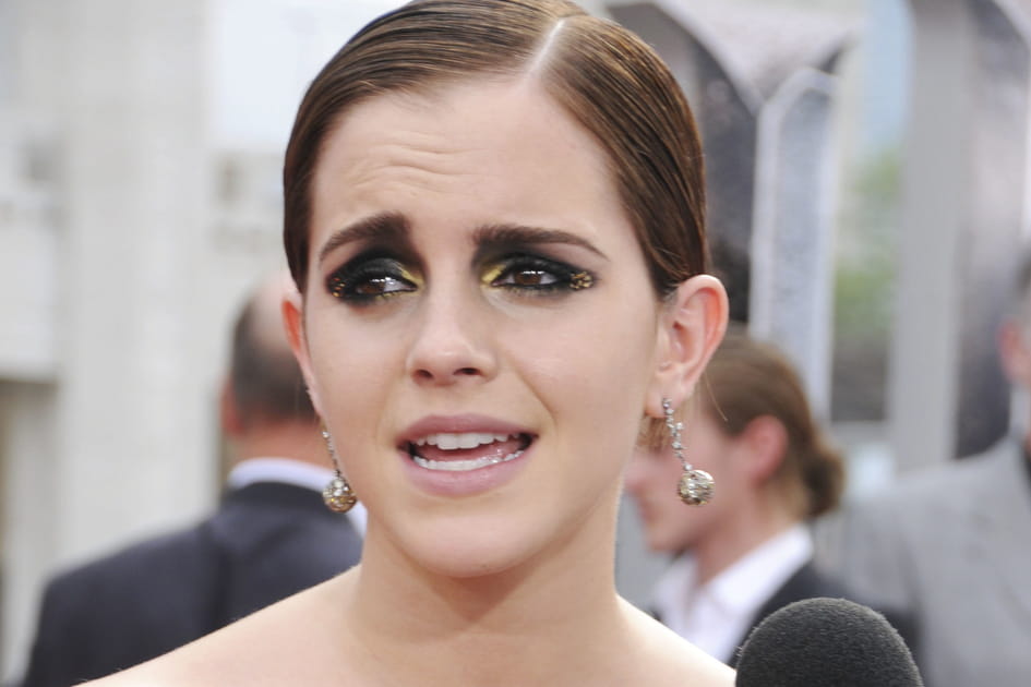 Emma Watson et son smoky eye tr&egrave;s noir