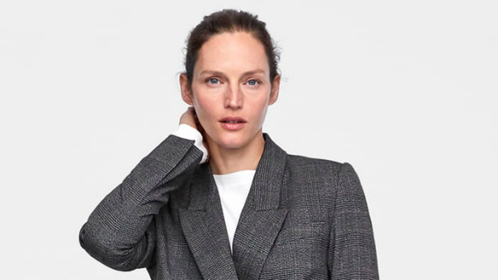 Blazer à carreaux
