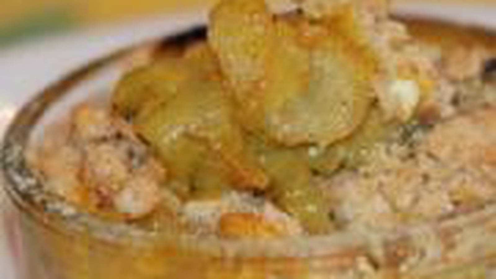 Crumble d'endives, pommes et chèvre au curry