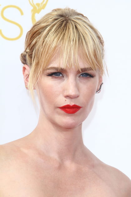 Frange de star&nbsp;: January Jones avec frange