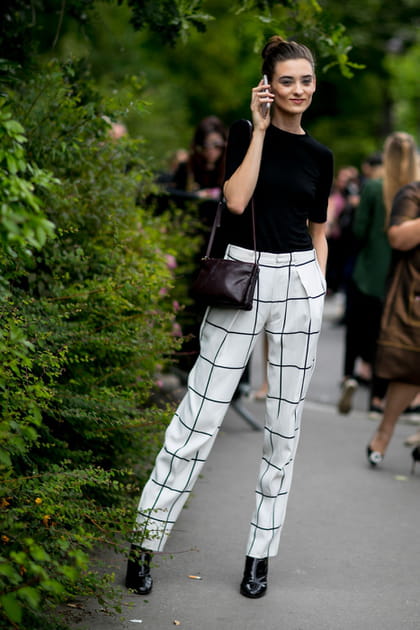 Street style &agrave; Paris : le carreau &eacute;pur&eacute;