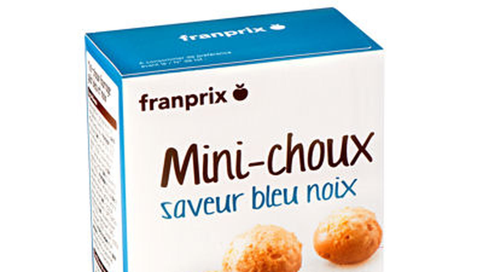 Mini choux saveur bleu noix Franprix 