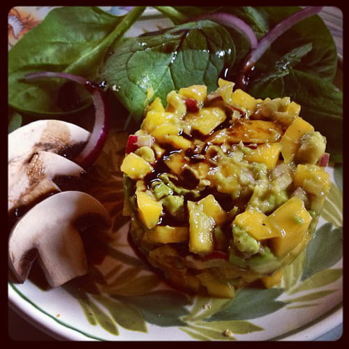 Tartare mangue avocat
