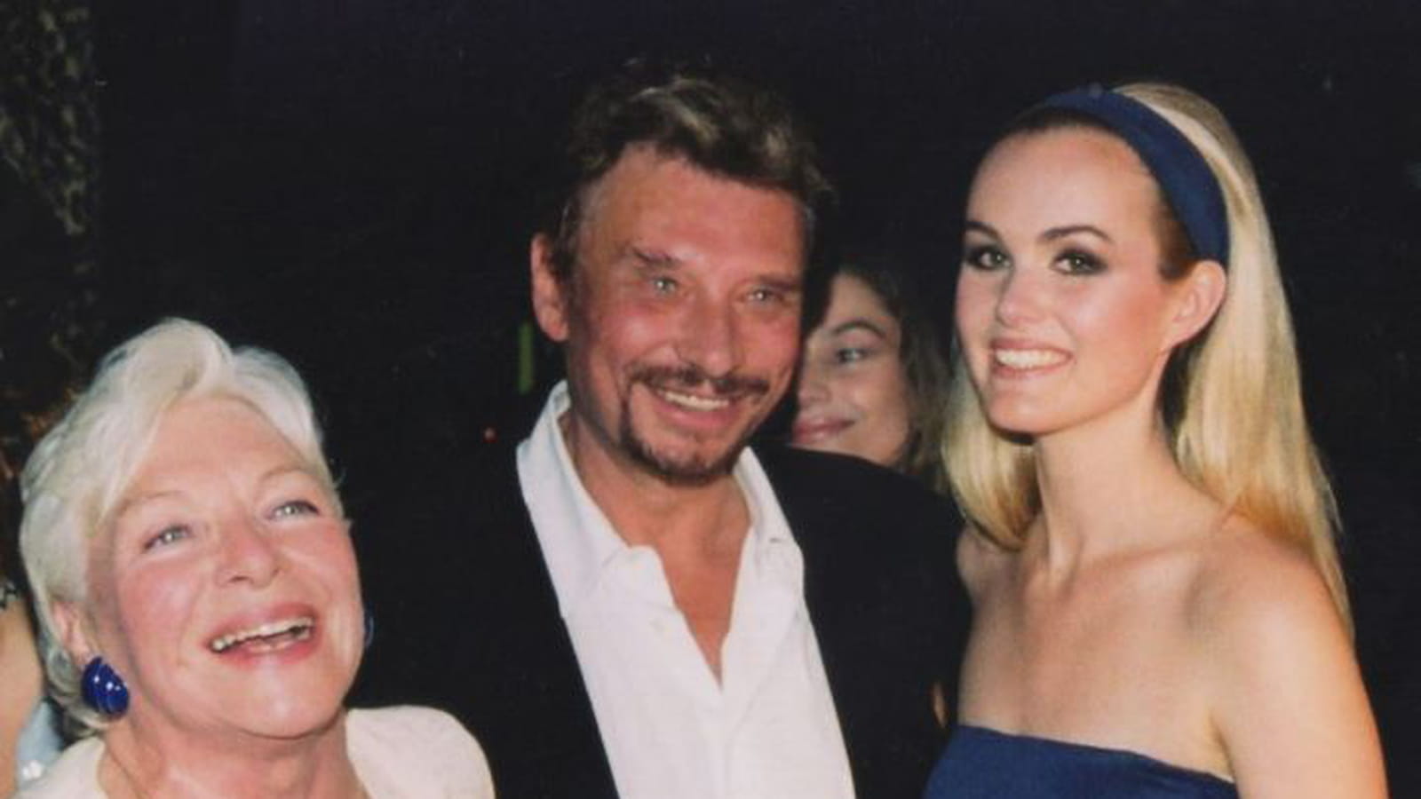 Line Renaud, Johnny et Laeticia Hallyday