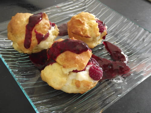 Profiteroles printanières