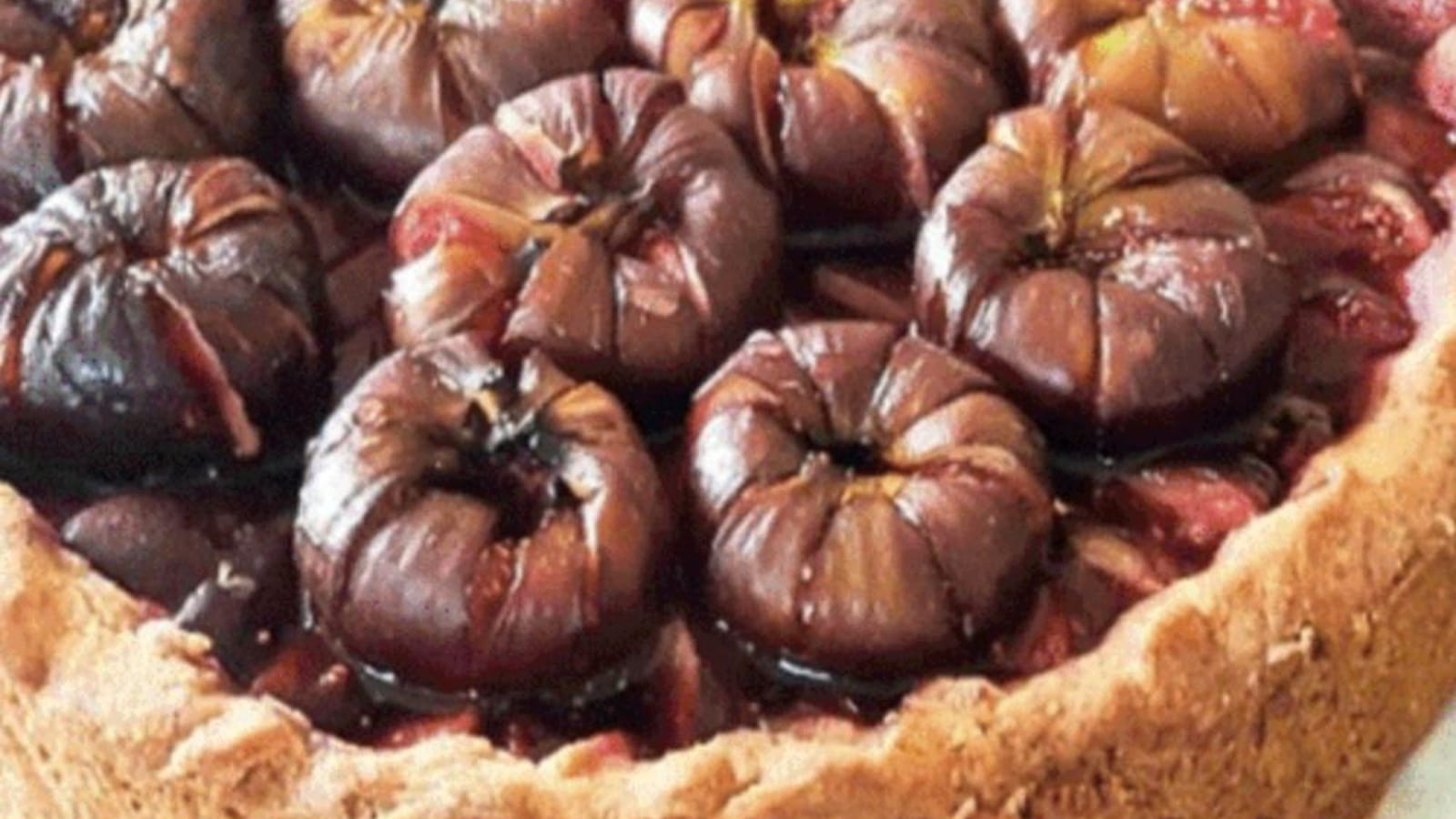 Tarte sablée à la figue sans gluten, ni lactose, ni sucre